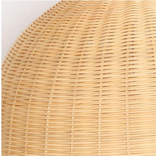 Rattan Bamboo Basket Dining Room Pendant Light