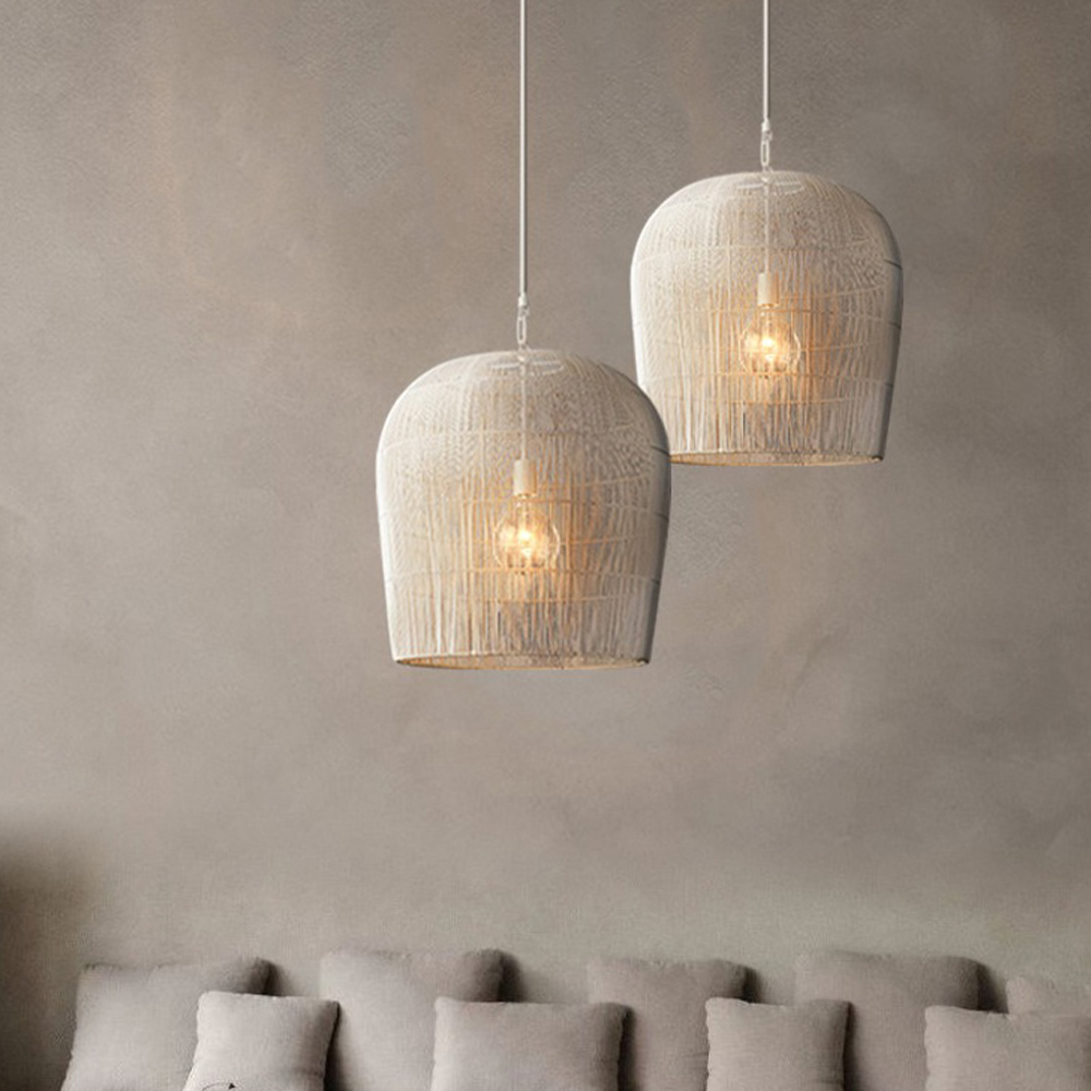 Wabi Sabi Handmade Rattan Pendant Light