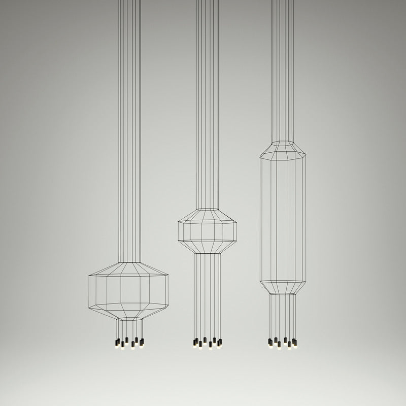Wireflow 3D Octagonal Pendant Light