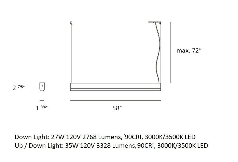 Ledbar Round Linear Pendant Light