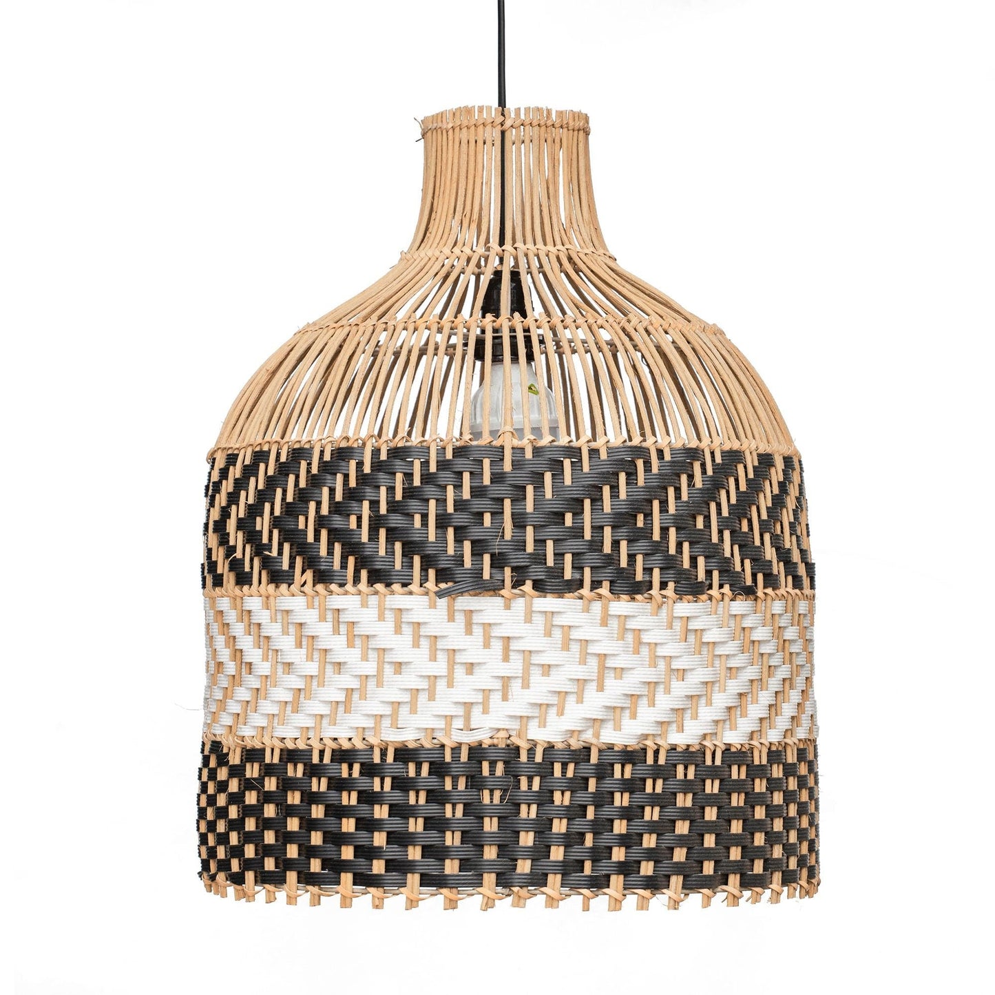 Rattan Pendant Light Handwoven Hanging Light Fixture