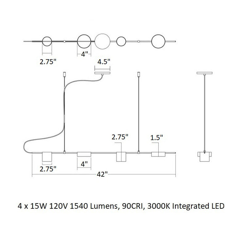 Counterpoint? LED Linear Pendant Light