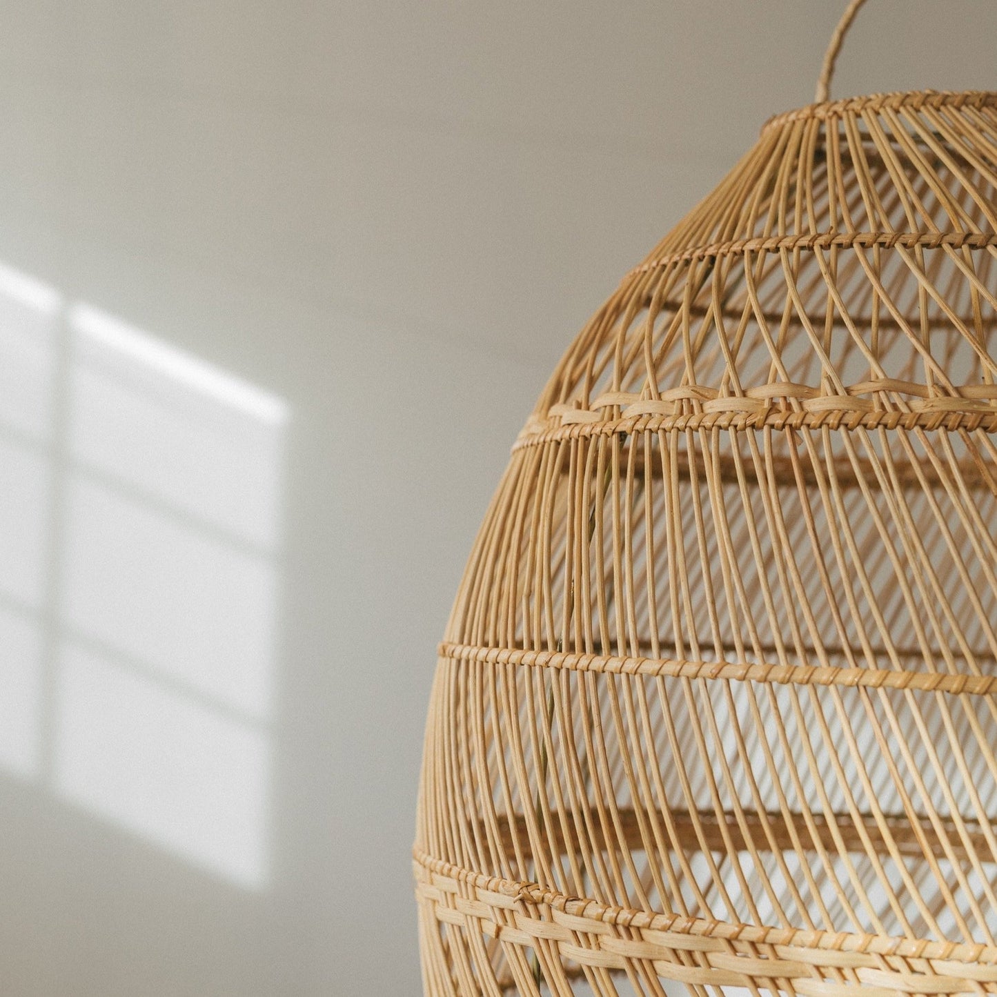 Rustic Rattan Pendant Lighting Wicker Woven Hanging Lamp Shade