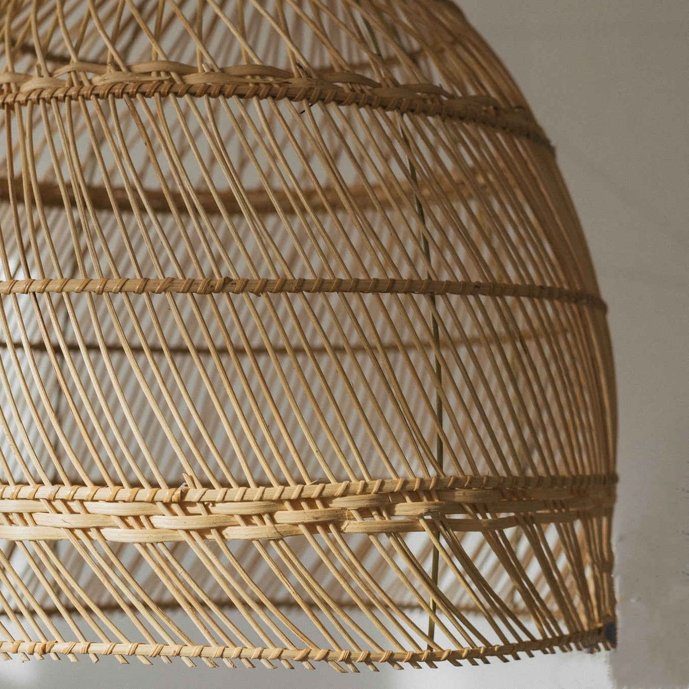 Rustic Rattan Pendant Lighting Wicker Woven Hanging Lamp Shade