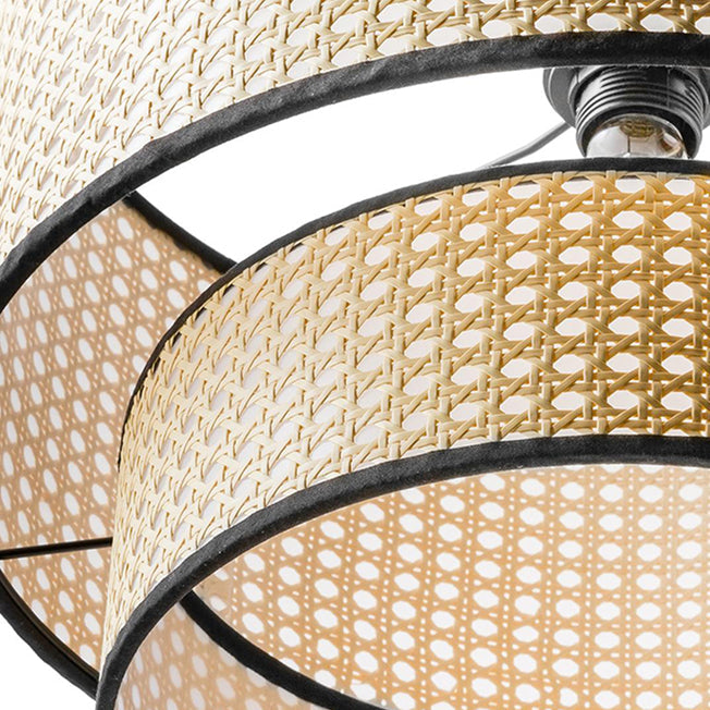 Handwoven Rattan Pendant Light Decorative Lantern Hanging Light