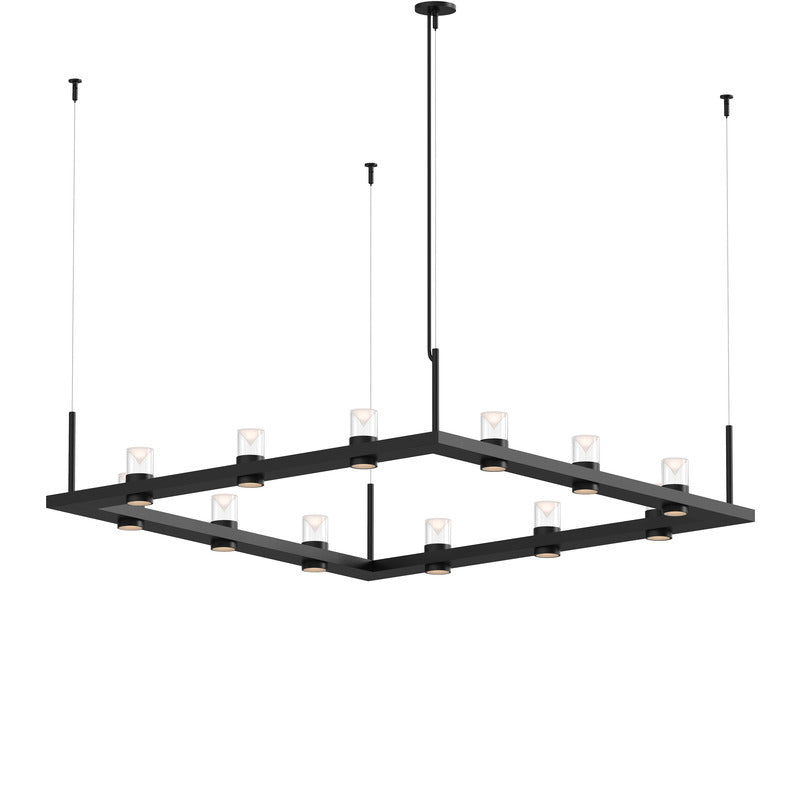 Intervals? Square LED Pendant Light