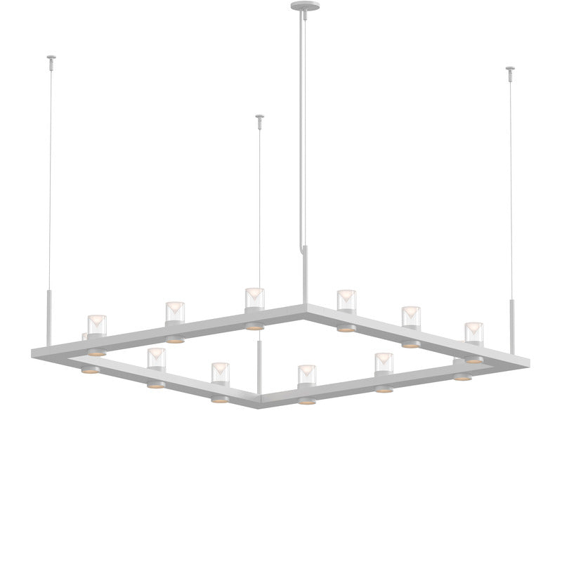 Intervals? Square LED Pendant Light