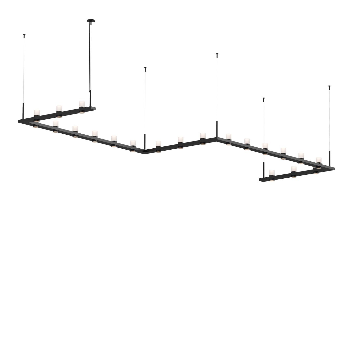 Intervals? Zig-Zag LED Pendant Light