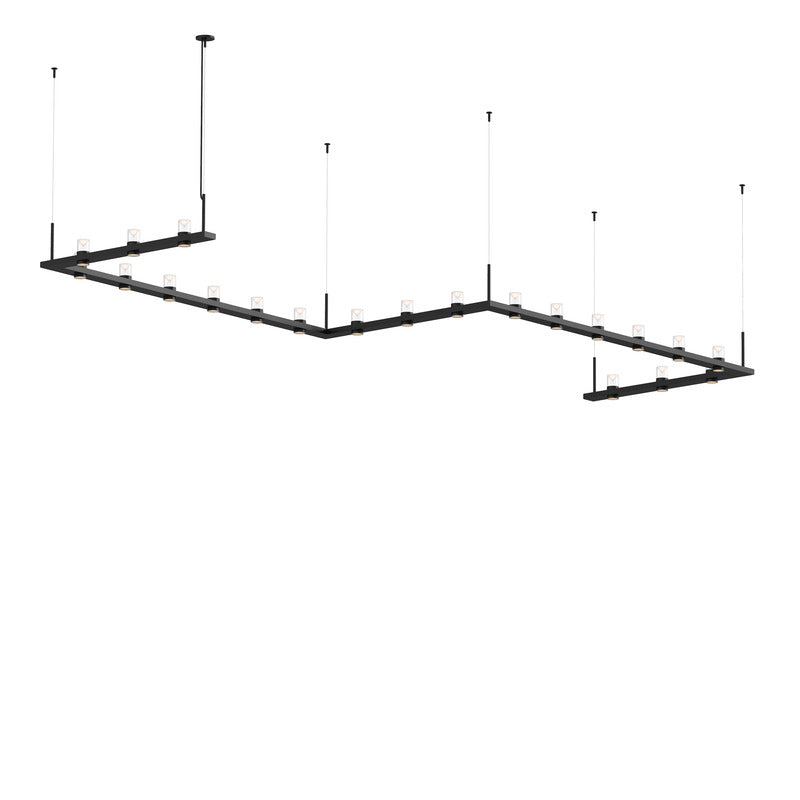 Intervals? Zig-Zag LED Pendant Light