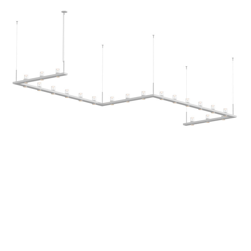 Intervals? Zig-Zag LED Pendant Light