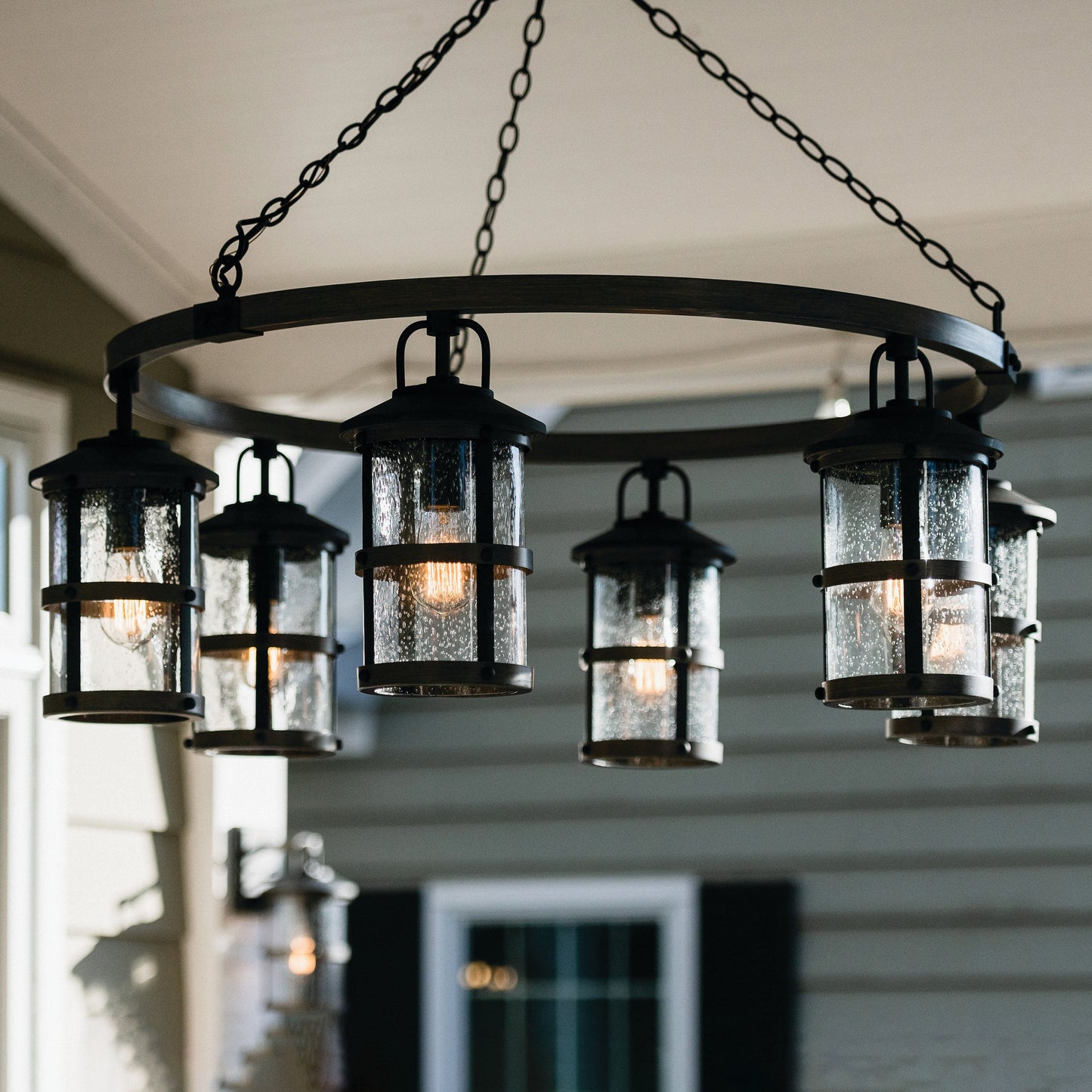 Lakehouse Outdoor Chandelier