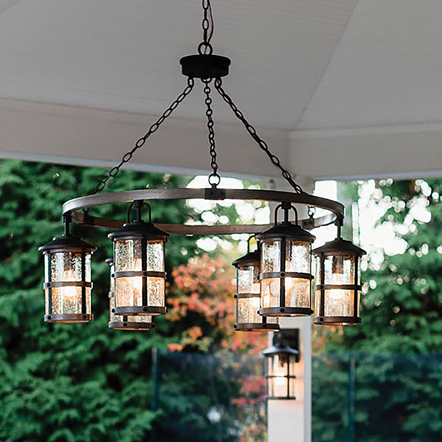 Lakehouse Outdoor Chandelier