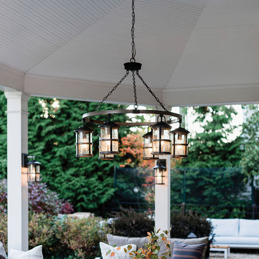Lakehouse Outdoor Chandelier