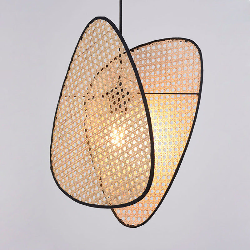 Creative Rattan Hanging Light Retro Pendant Lamp Shade