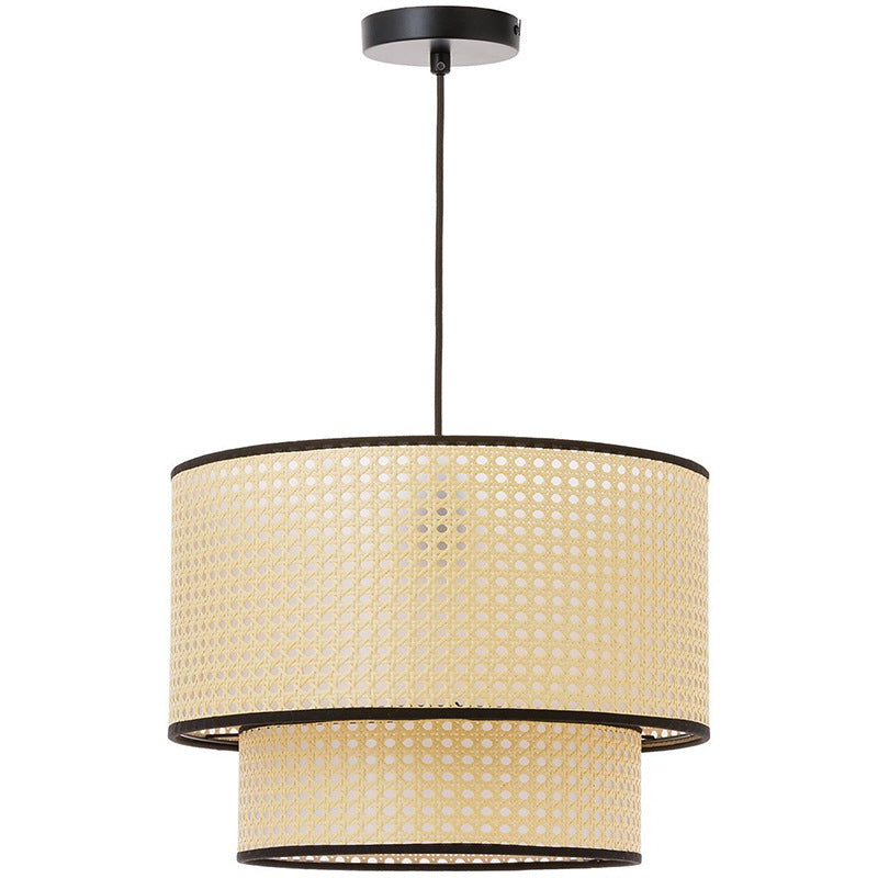 Handwoven Rattan Pendant Light Decorative Lantern Hanging Light