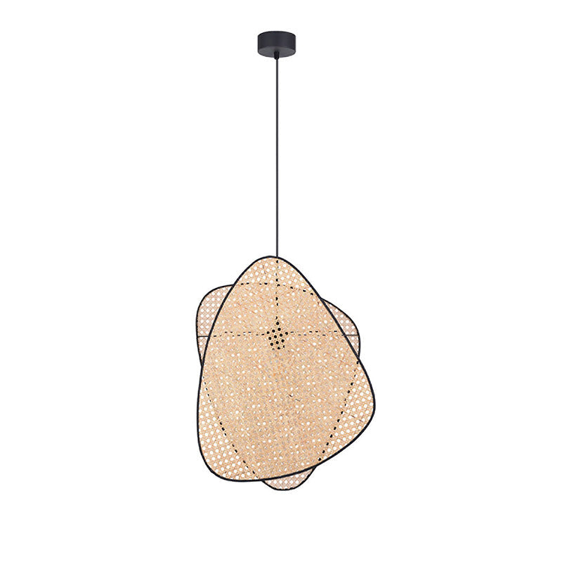 Creative Rattan Hanging Light Retro Pendant Lamp Shade