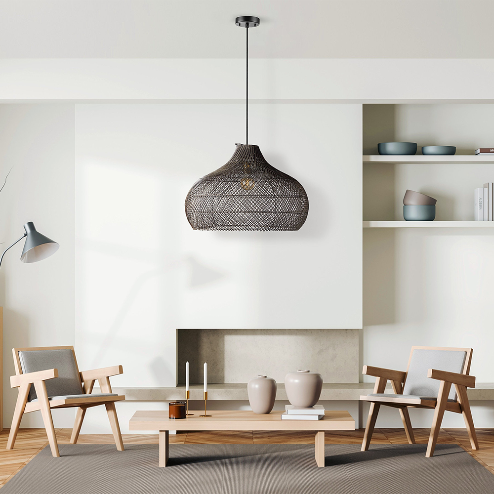Farmhouse Dome Boho Pendant Light