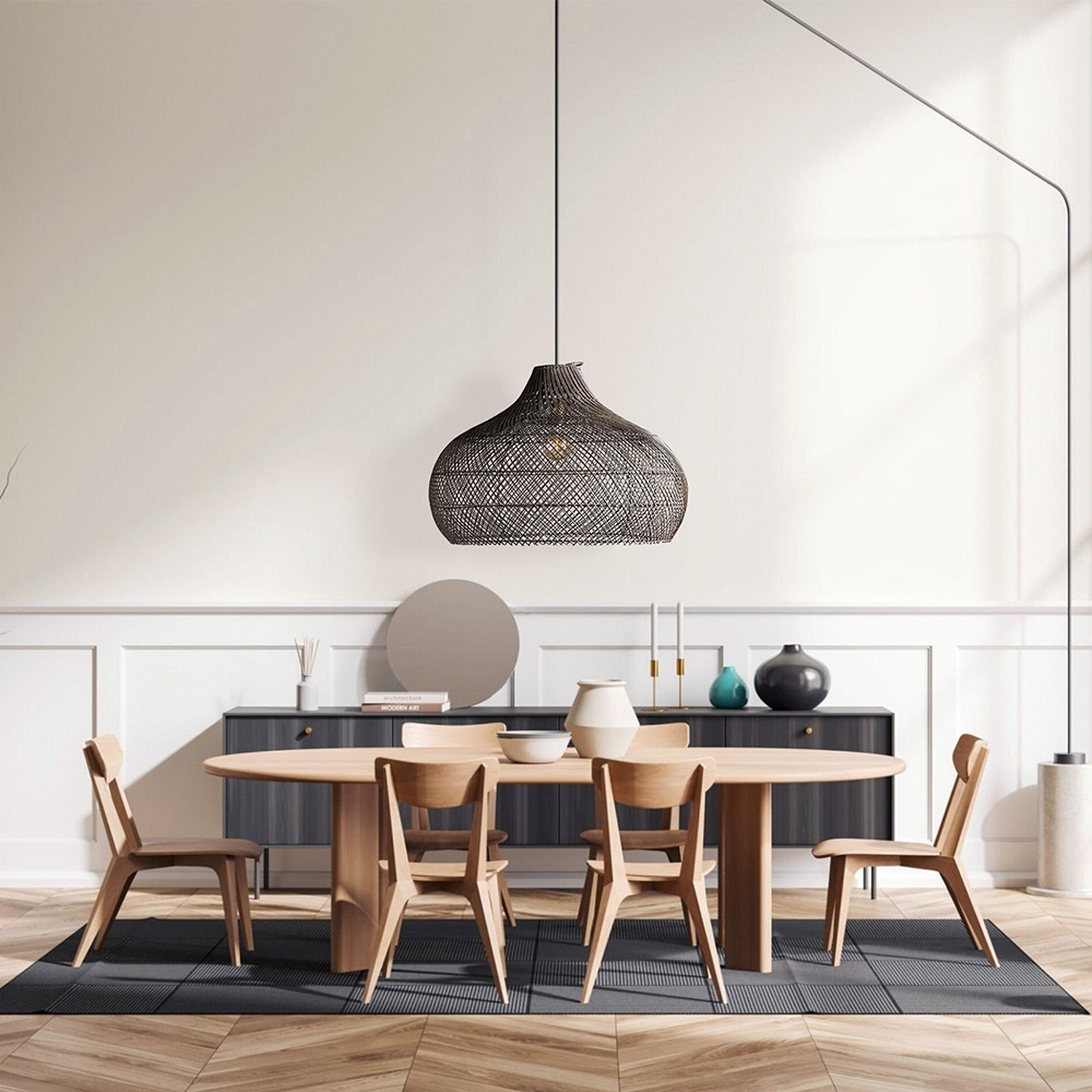 Farmhouse Dome Boho Pendant Light