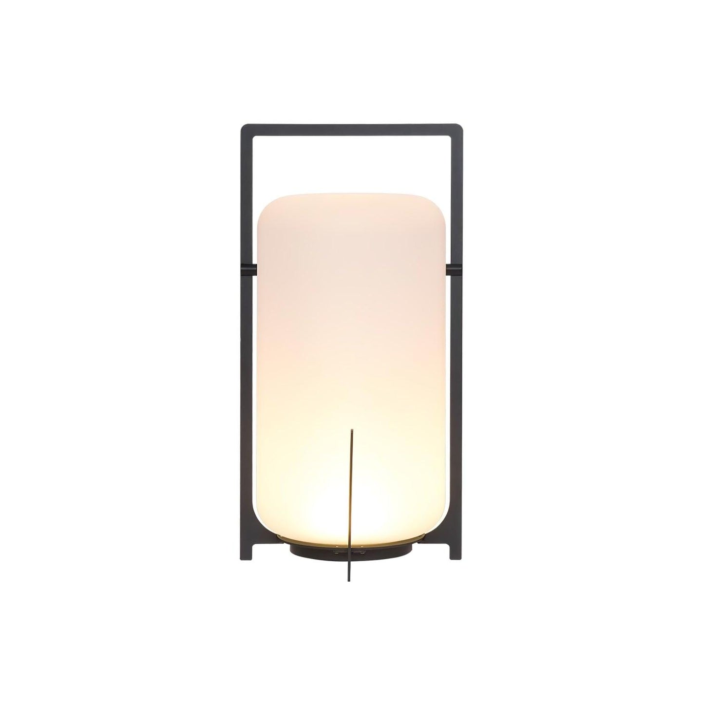 Black Twilight Lantern Rechargeable Table Lamp