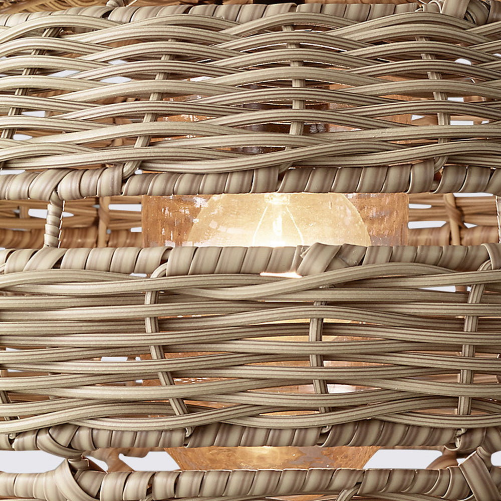 Handwoven Rattan Pendant Light Wicker Pendant Lampshade