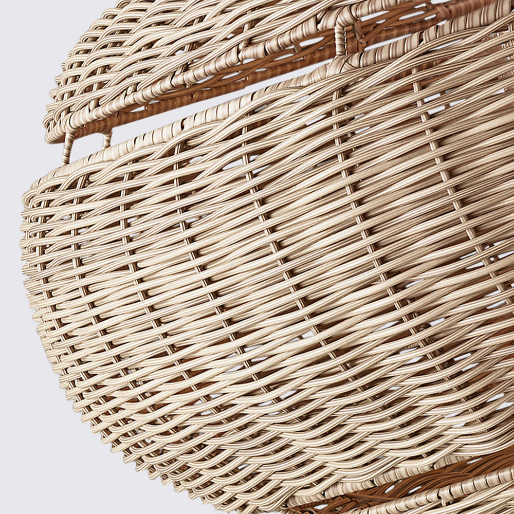 Handwoven Rattan Pendant Light Wicker Pendant Lampshade