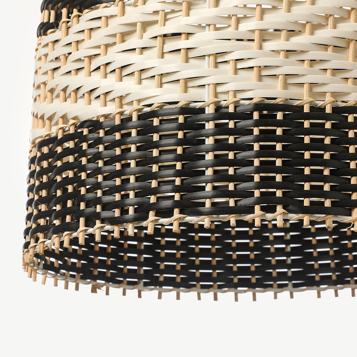 Rattan Pendant Light Handwoven Hanging Light Fixture