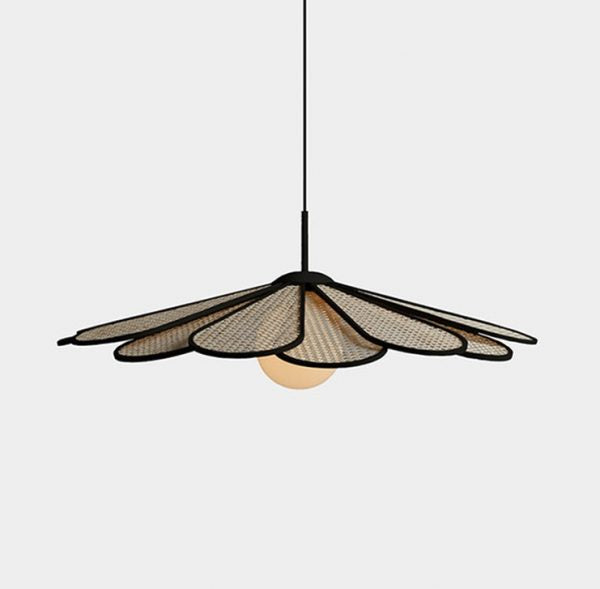 Modern Farmhouse Pendant Lighting Rattan Hanging Light