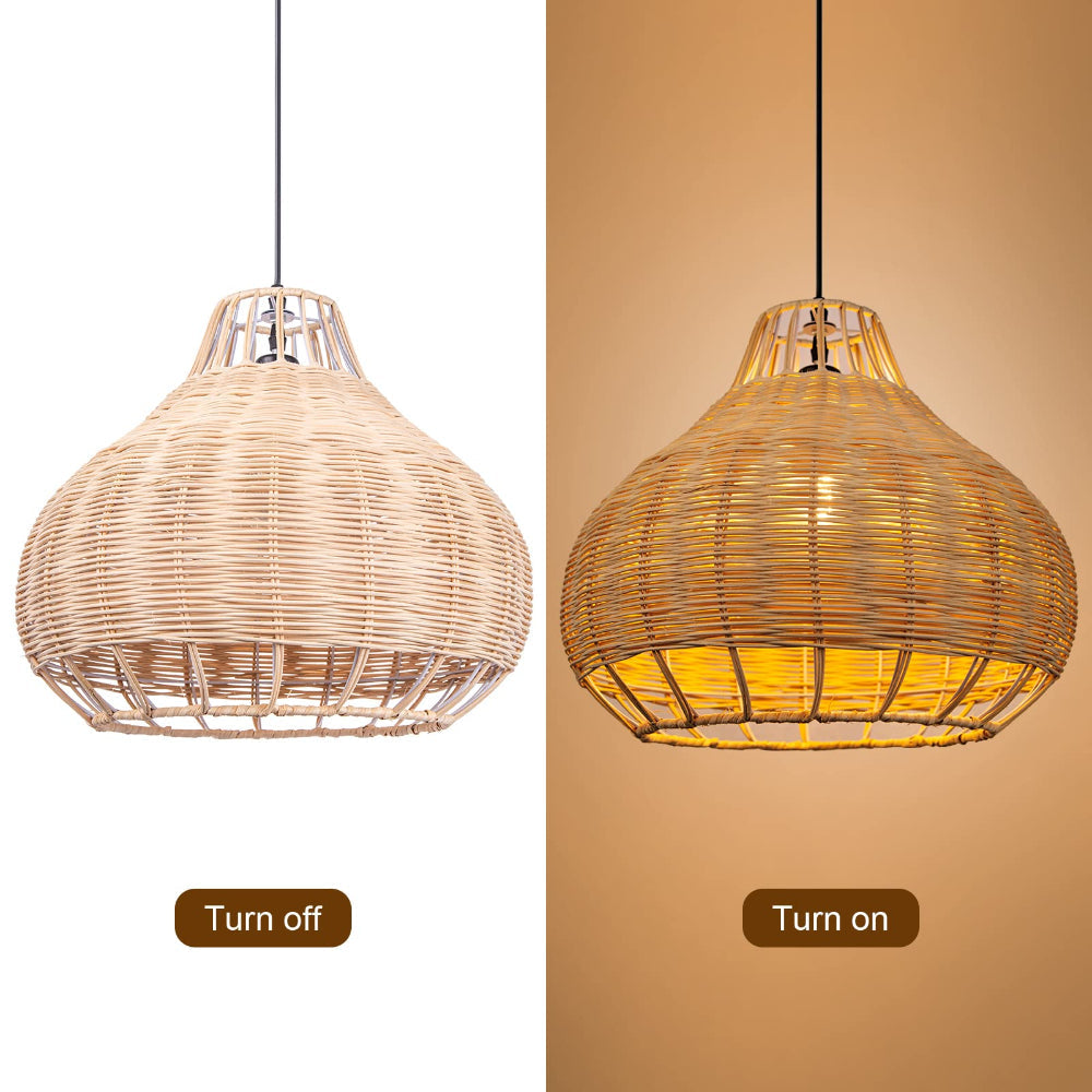 Handmade Natural Rattan Pendant Light