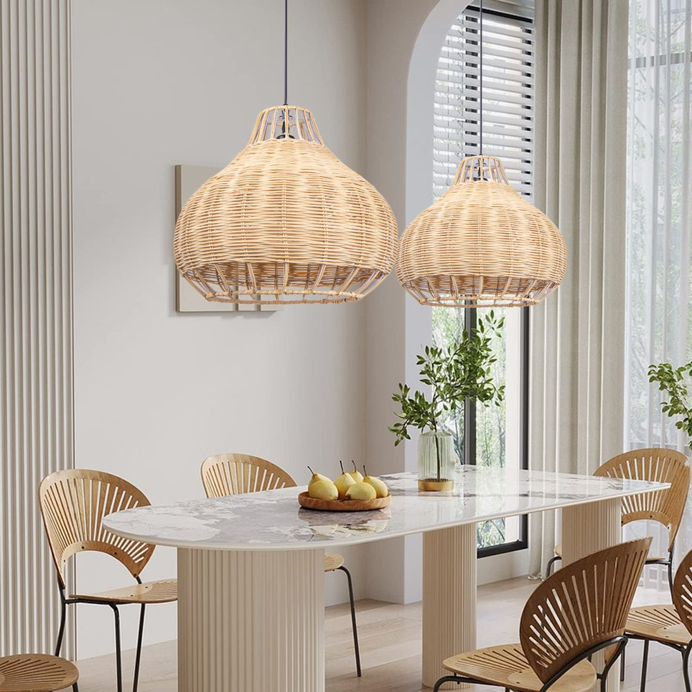 Handmade Natural Rattan Pendant Light