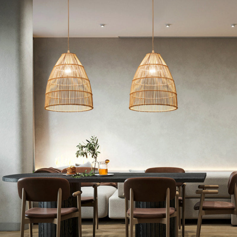 Idyllic Rattan Pendant lighting Decorative Hanging Light