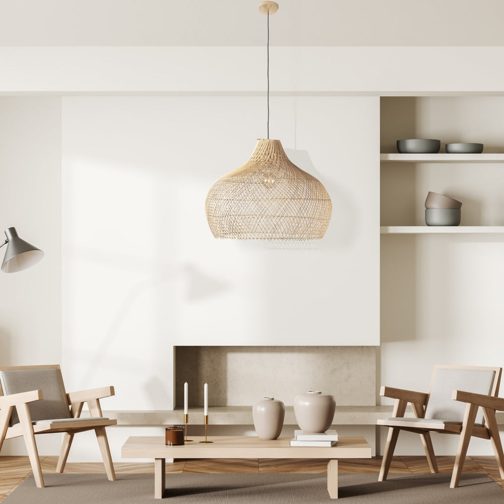 Farmhouse Dome Boho Pendant Light