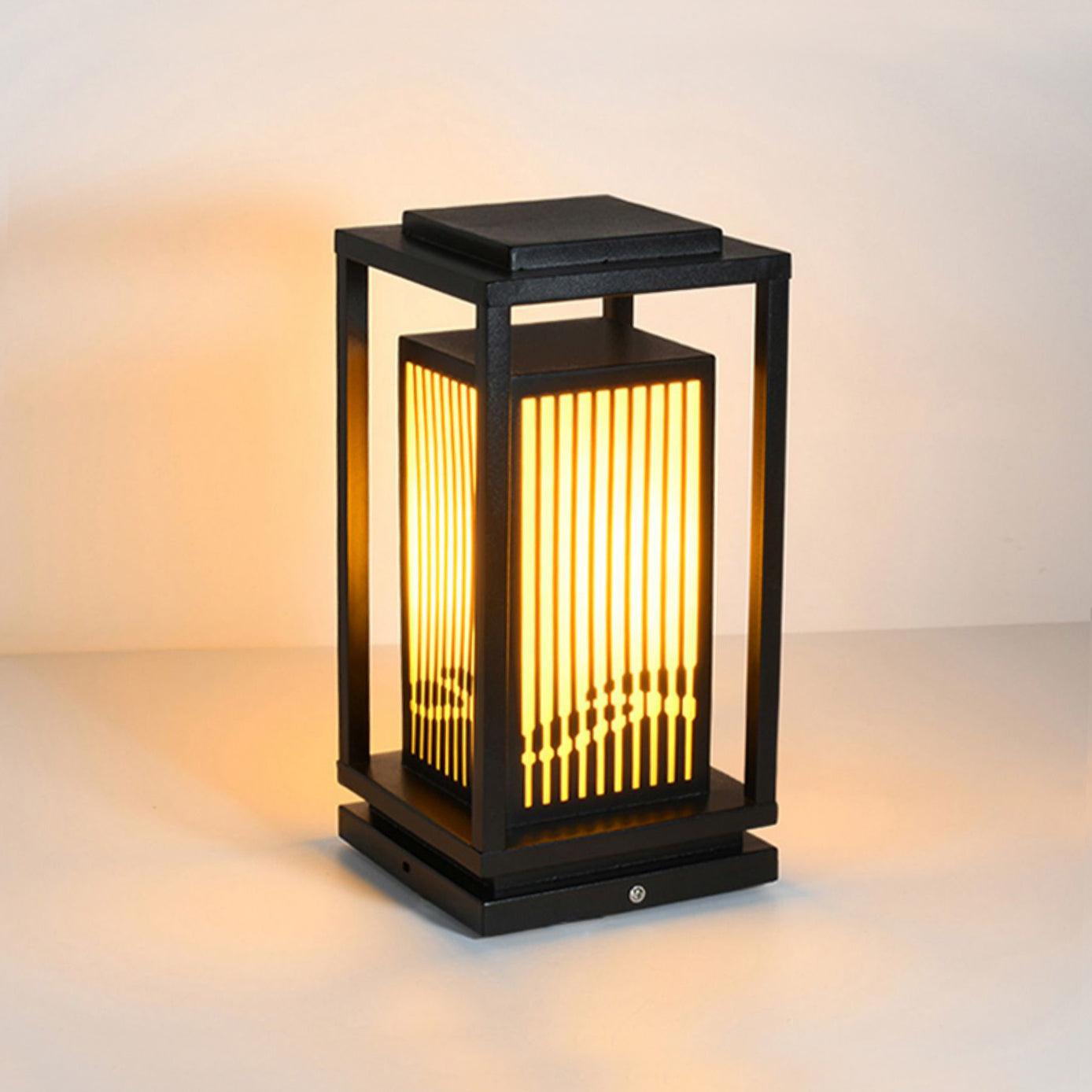 Modern Square Cage Garden Light