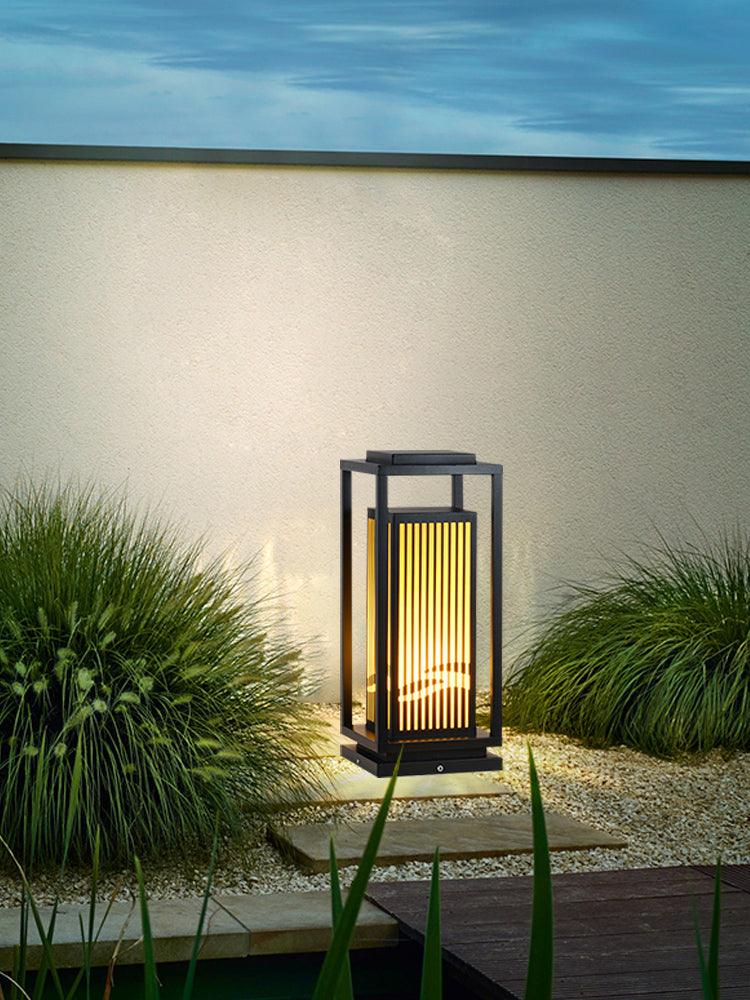 Modern Square Cage Garden Light
