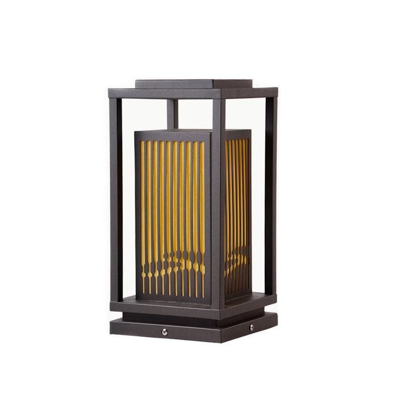 Modern Square Cage Garden Light
