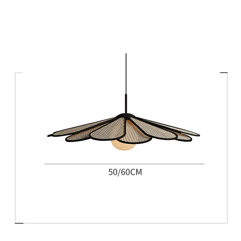 Modern Farmhouse Pendant Lighting Rattan Hanging Light