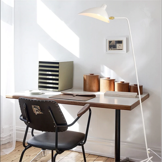 Serge Duckbill Post Modern Single Light Industrial Floor Lamp