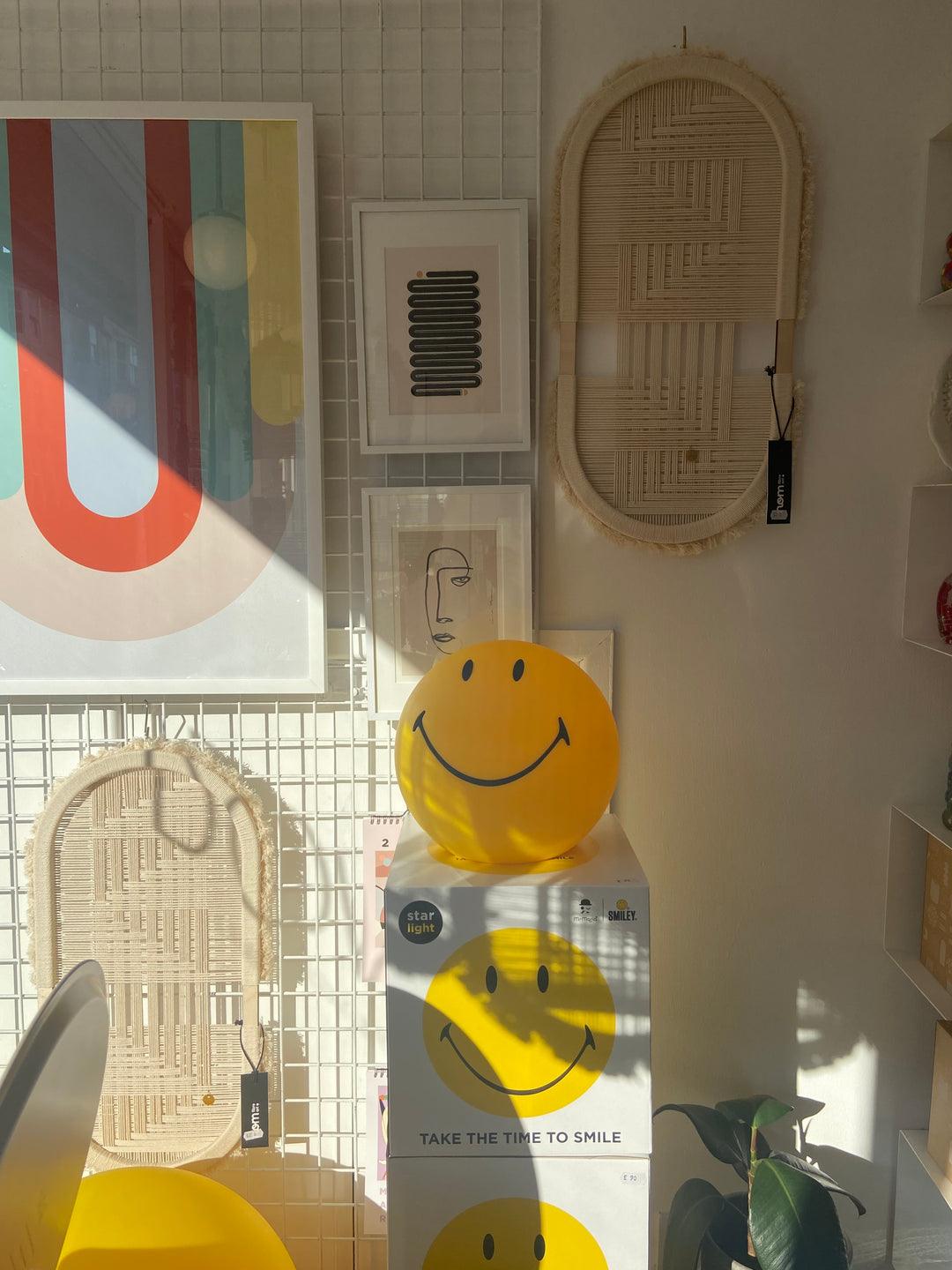 Smiling Rechargeable Built-in Battery Table Lamp