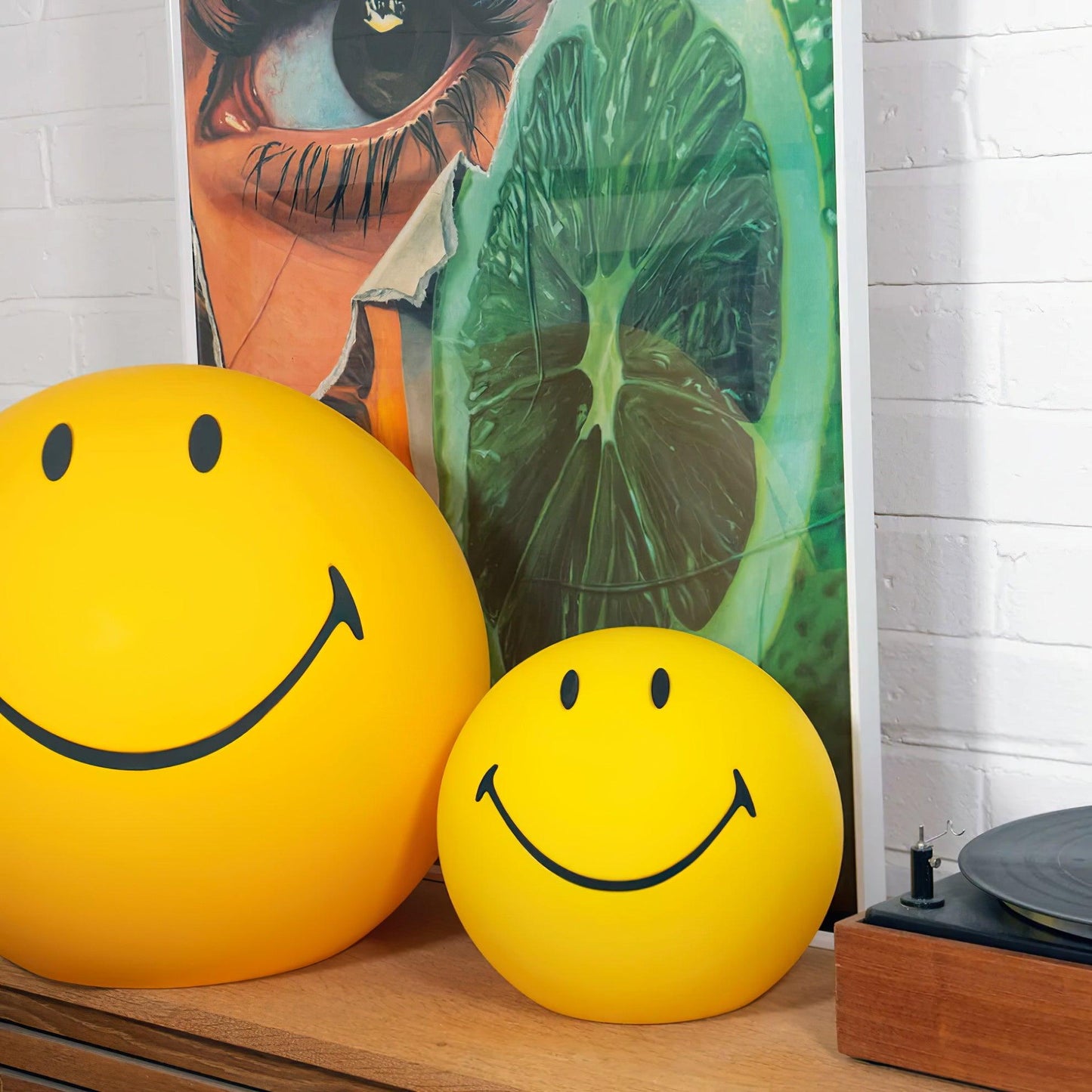 Smiling Rechargeable Built-in Battery Table Lamp