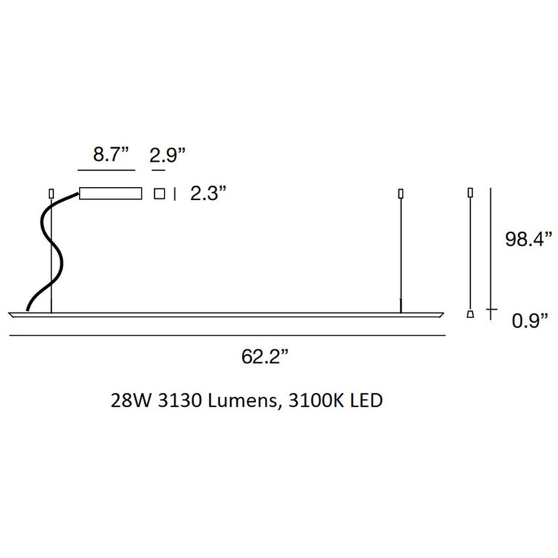 Lineal Pendant Light