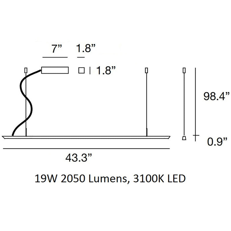 Lineal Pendant Light