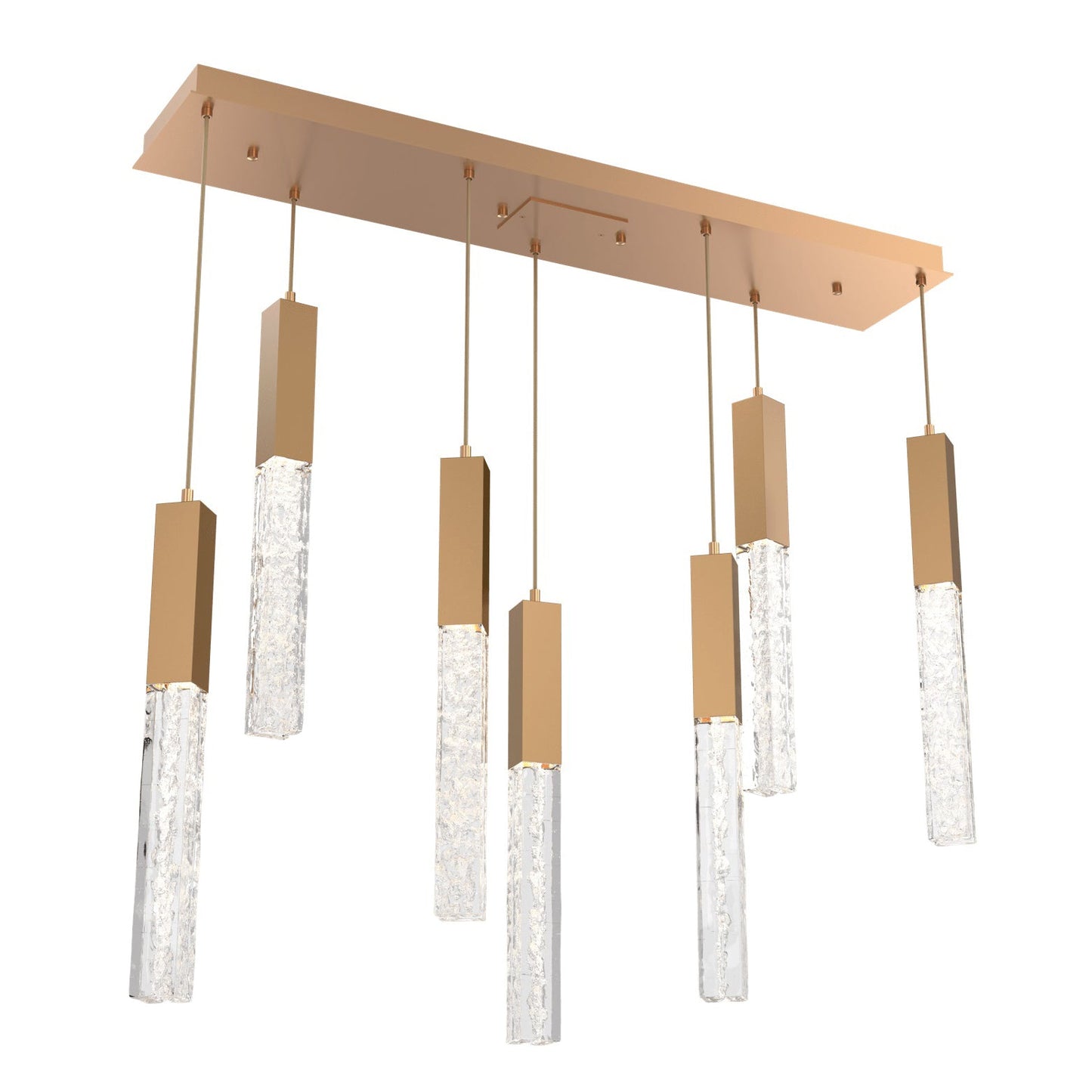 Glacier Linear Multi-Light Pendant Light