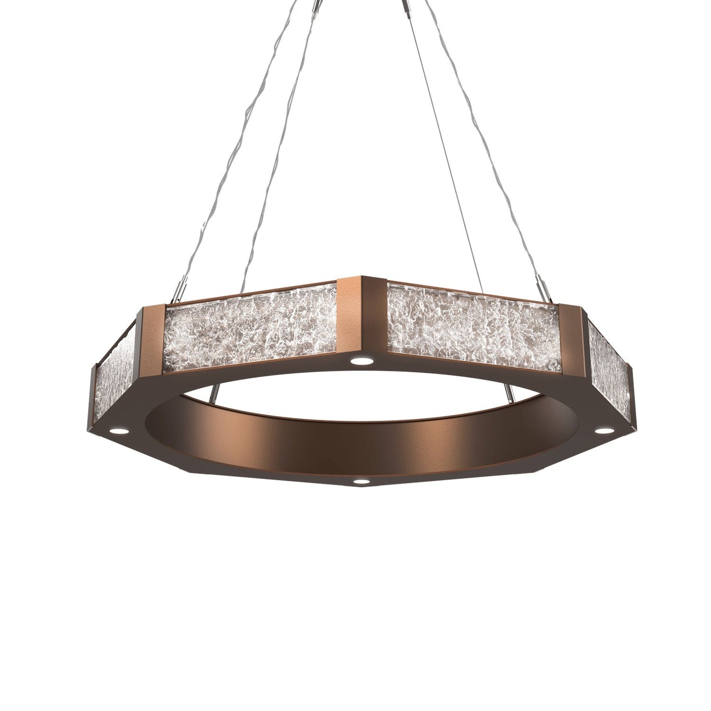 Glacier Single Tier Ring Chandelier