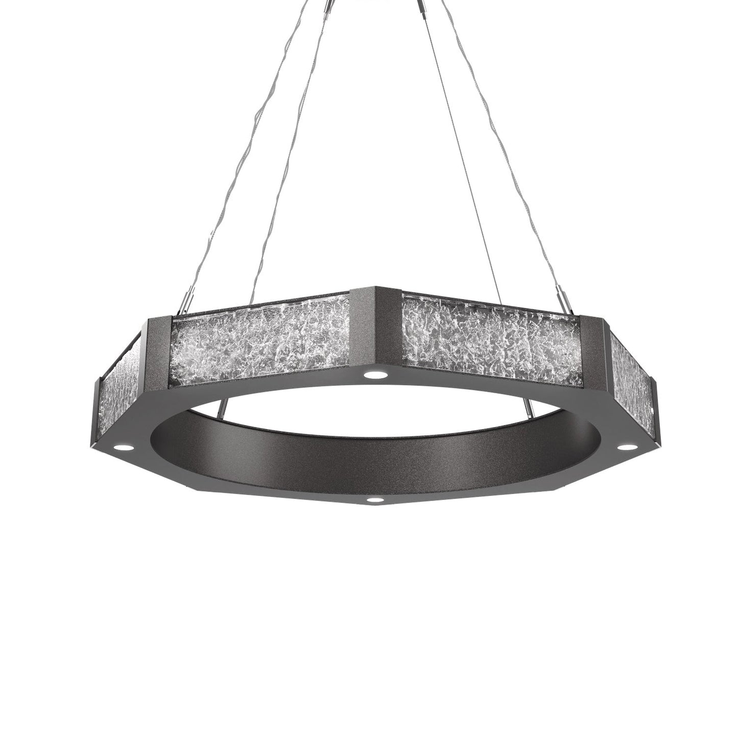 Glacier Single Tier Ring Chandelier