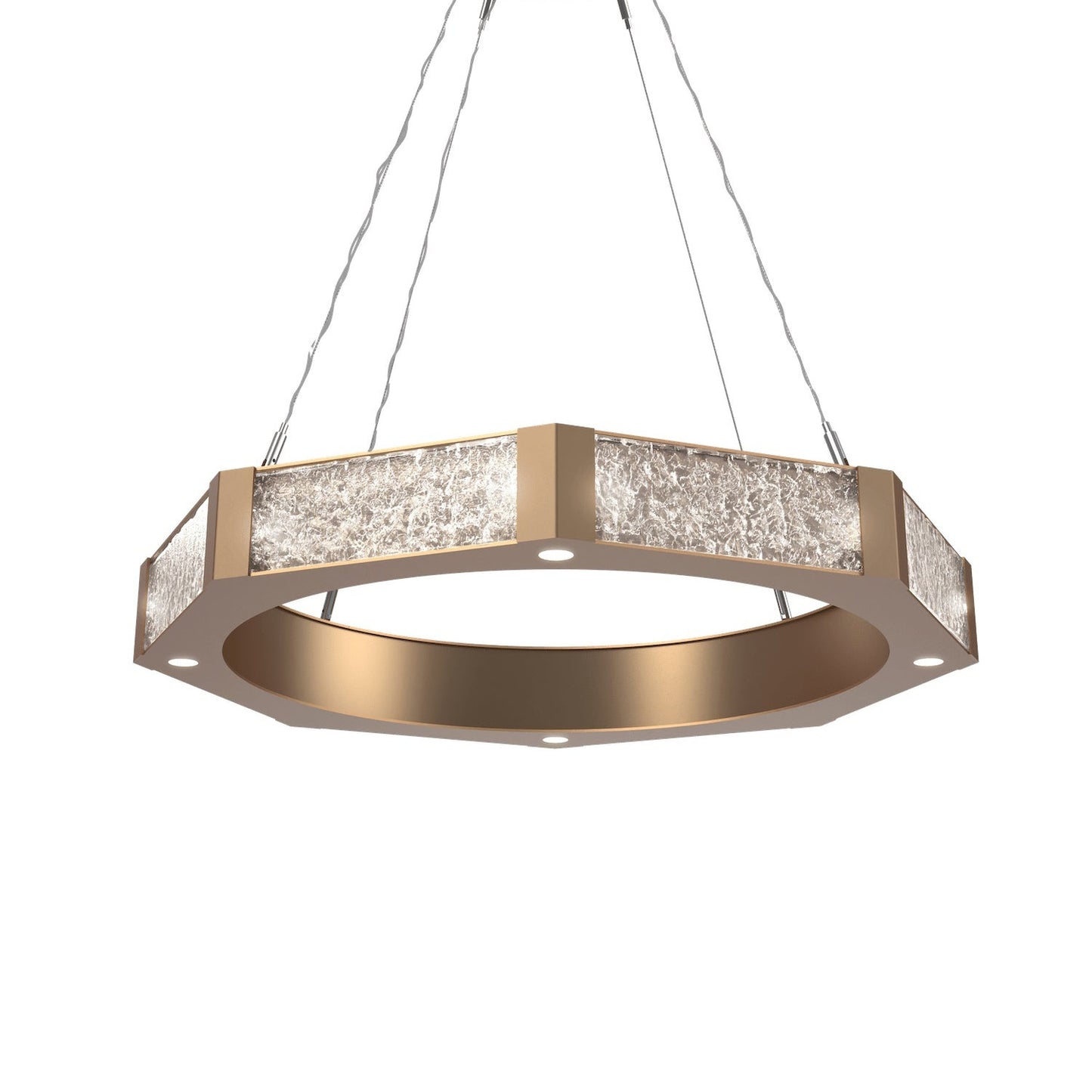 Glacier Single Tier Ring Chandelier