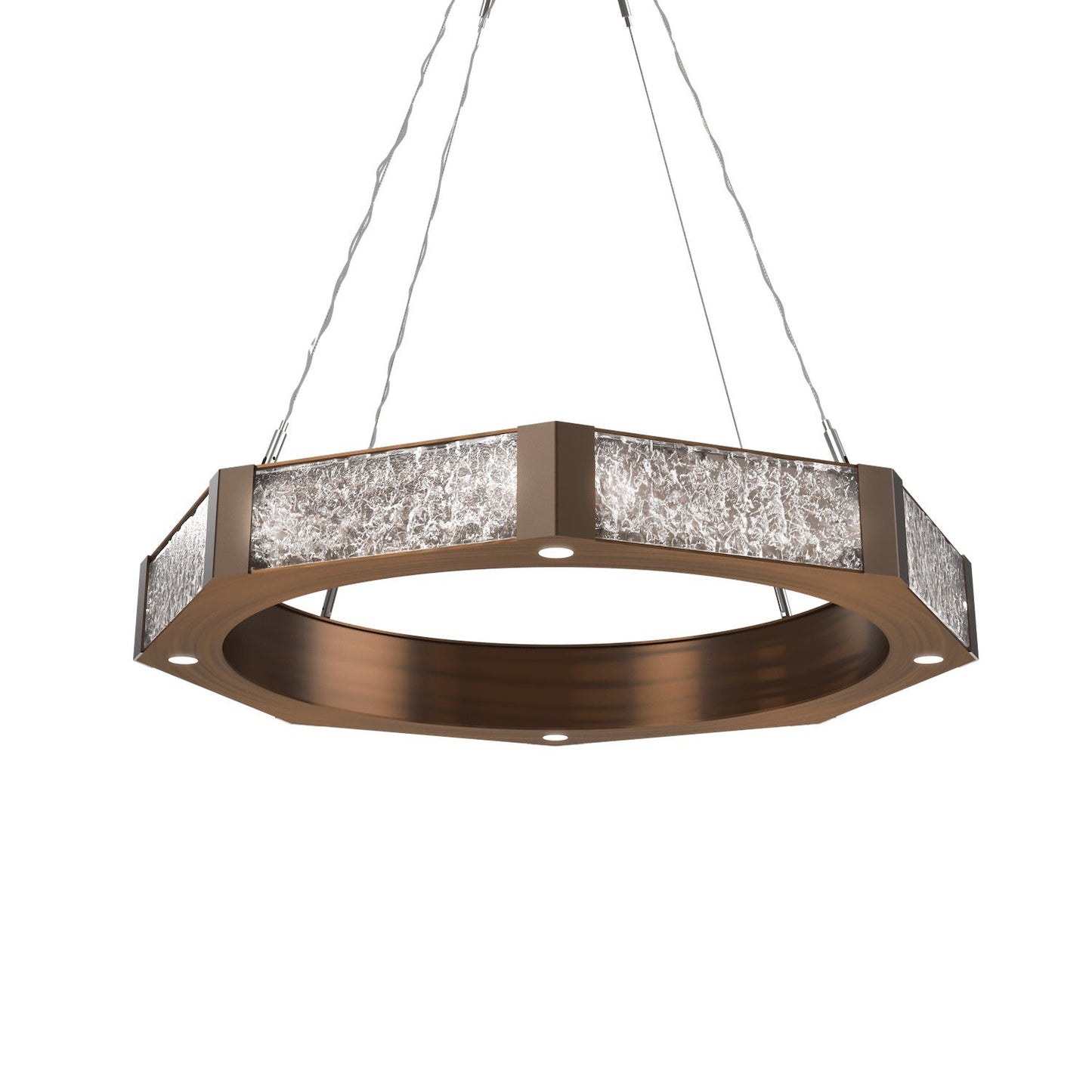 Glacier Single Tier Ring Chandelier
