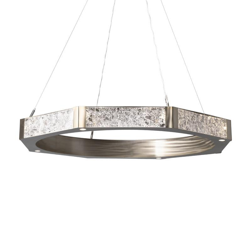 Glacier Single Tier Ring Chandelier