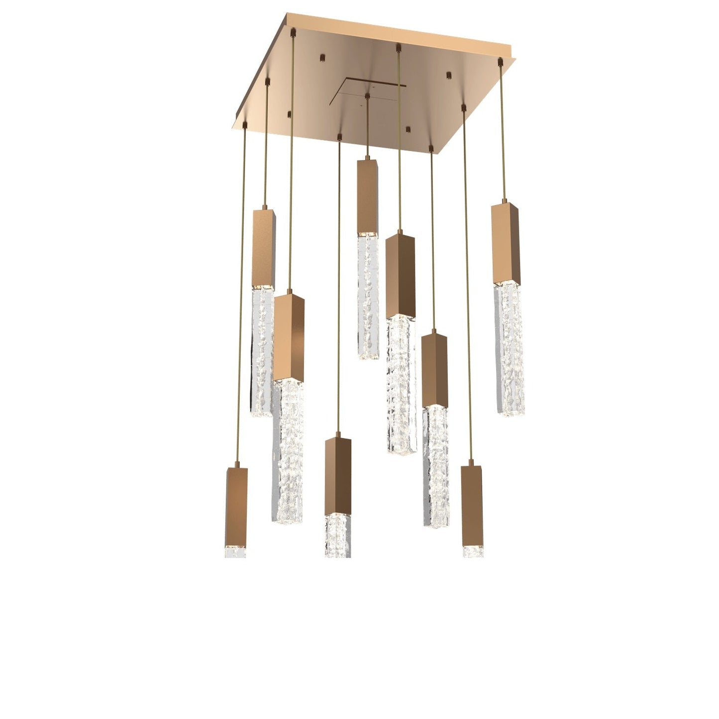 Glacier Square Multi-Light Pendant Light