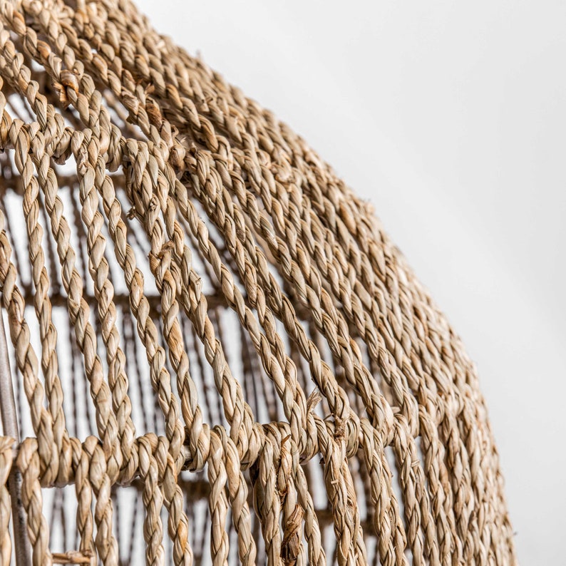 Rattan Pendant Light Woven Jute Pendant Light
