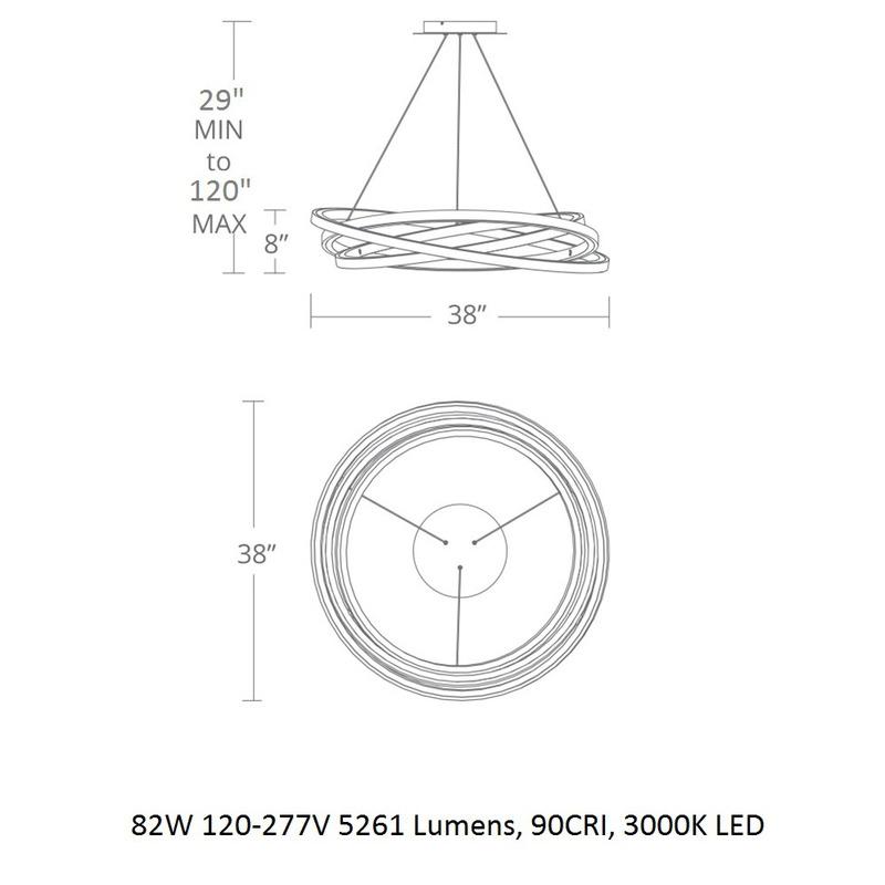 Veloce LED Chandelier