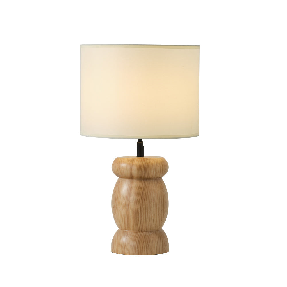 Pebble Wood Table Lamp